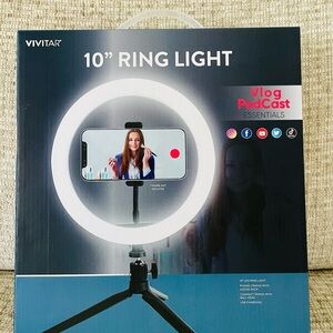 Vivitar 10-Inch Streaming Essentials LED Ring Light